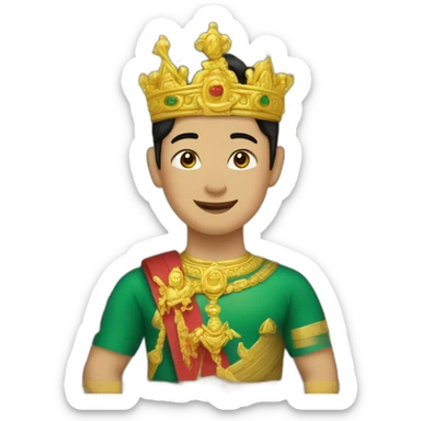coronation of Burma sticker