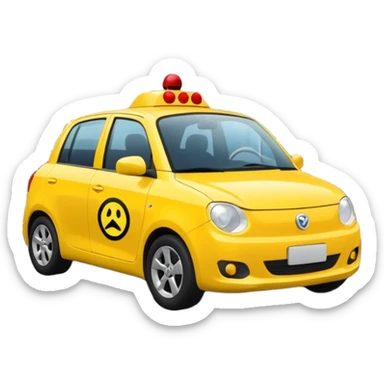 airport followme car sticker