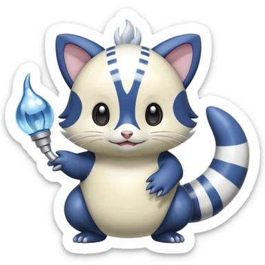Oceanic Hydrothermal Hydroelectric Whirly Camerupt-Furret-Meowstic-Wailmer-fusion-hybrid (full body) sticker