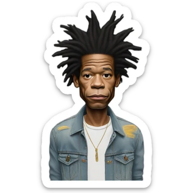 jean-michel basquiat sticker