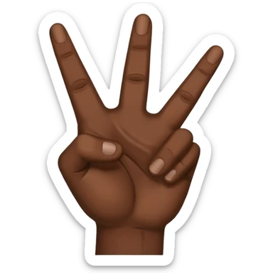 West side gang hand sign sticker
