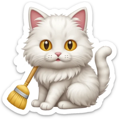 cleansing cat sticker