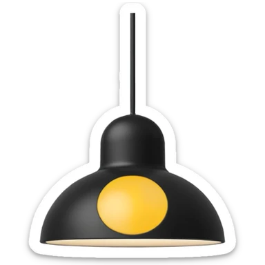 Minimalist pendant light for home, IKEA style sticker