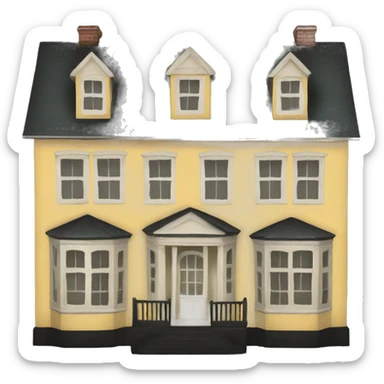 antique dollhouse sticker