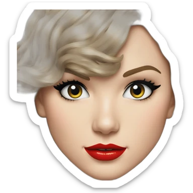 taylor swift from 1989 album cover sticker