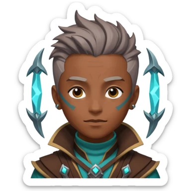 Ekko from the Arcane (a Netflix animation) sticker