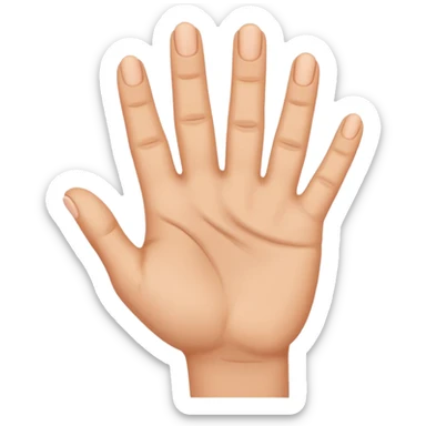 Emoji pinching sticker