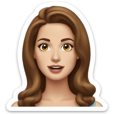 lana del rey singing sticker