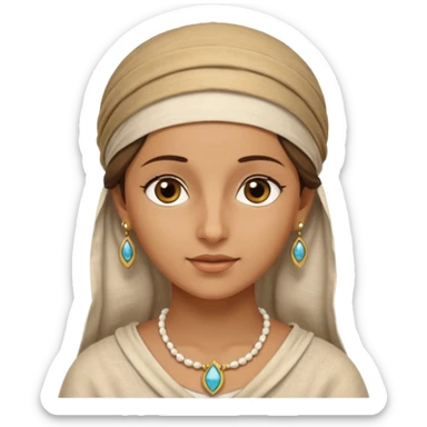 jewish women young ancient Judea sticker