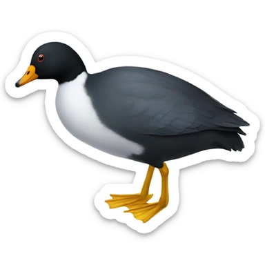 Eurasian coot sticker