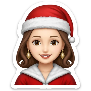 padme amidala santa sticker