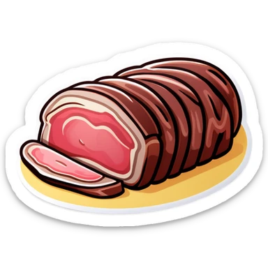 Roast beef late night sticker