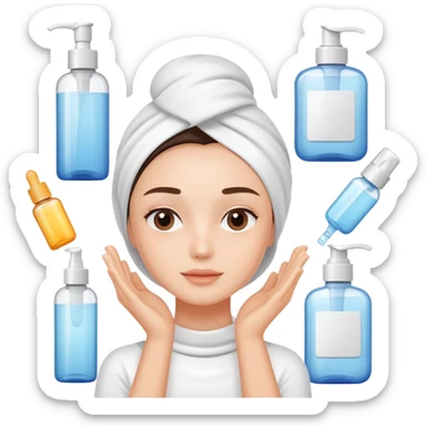 Skincare routine  sticker