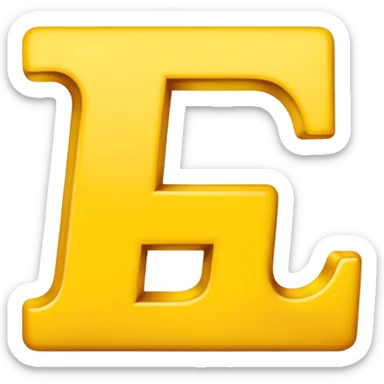 The Letter L sticker