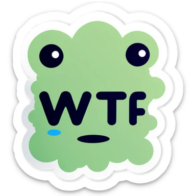 wtf sticker