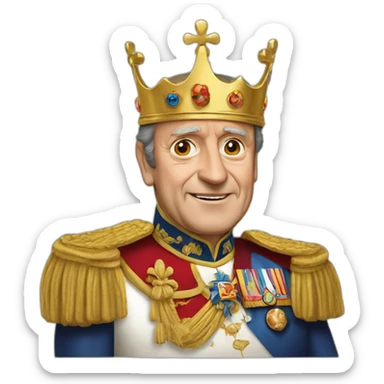 King juan carlos sticker