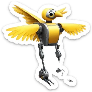 Big Bird Auto-Bot:
Featherwing
A towering yellow Autobot with large feather-like wings for gliding and gentle optics that radiate wisdom. Featherwing has an extendable neck for reaching high places and a scanner for exploring new terrains. sticker