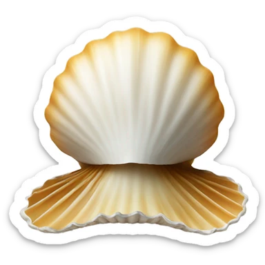 Shell with a perl  sticker