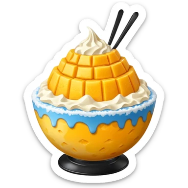mango bingsu sticker