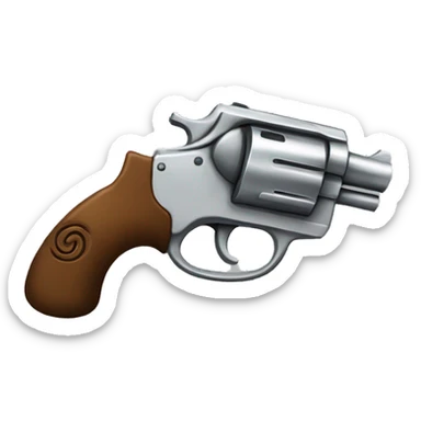 Money gun sticker