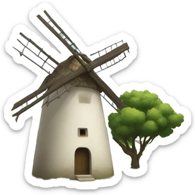 Molino de viento sticker