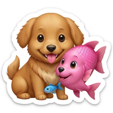🐟 🐶 💕 sticker