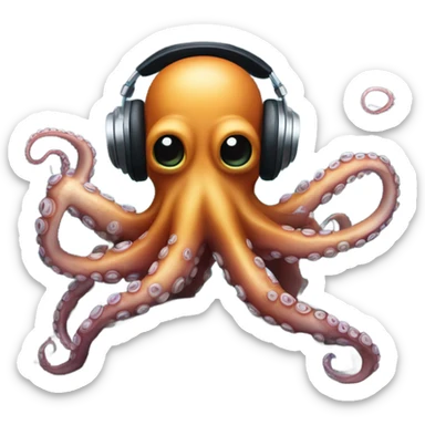 Octopus DJ sticker