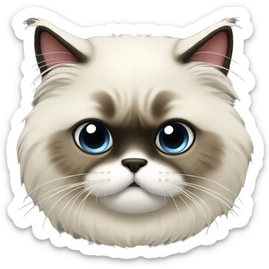 himalayan cat cute sticker