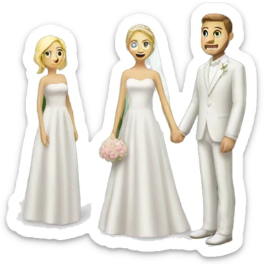 Wedding arch sticker