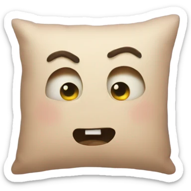 under the pillow sticker