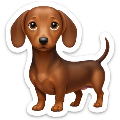 dachshund sticker