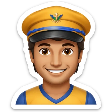 Carlos Sainz William's F1 driver not wear a hat sticker