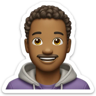 a character who skateboards with this face 😩 and rolls over a puddle sticker