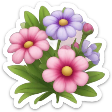 flowers sticker