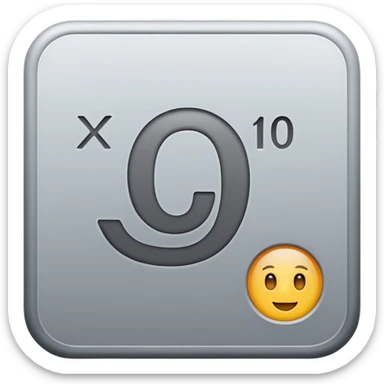 100 dans un carre gris sticker