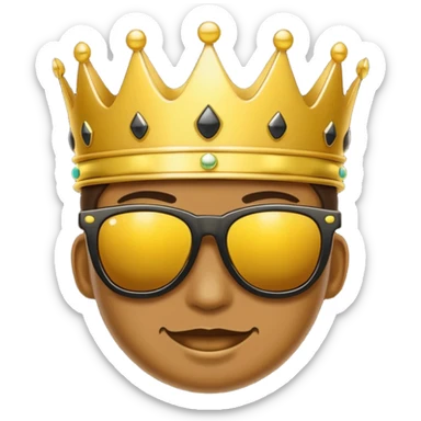 iPhone emoji 4k ⚠️👑😎 sticker