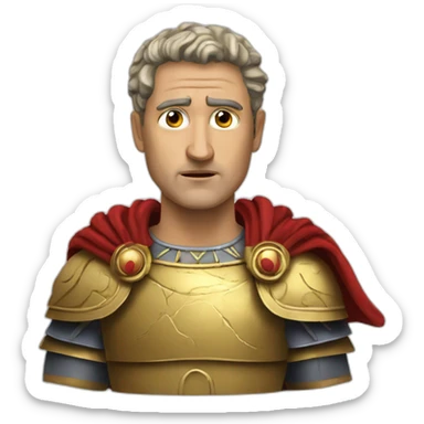 roman emperor horror vacui sticker