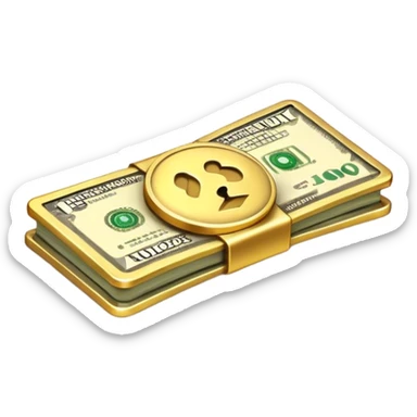 forbidden money sticker