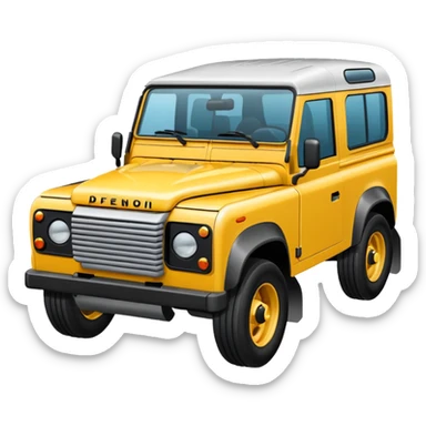defender car sticker