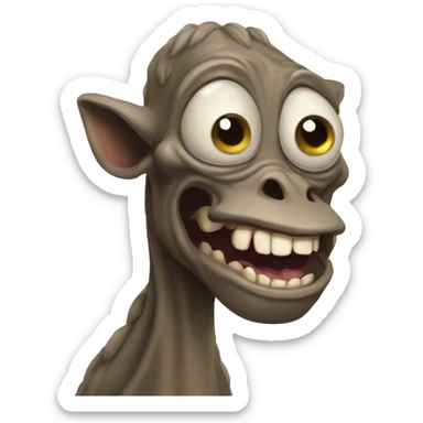 Ugliest creature ever see  sticker