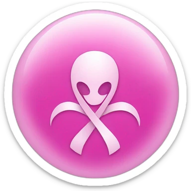 Cancer awareness logo sticker