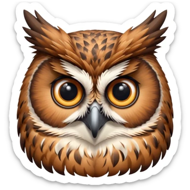Eagle Owl sticker