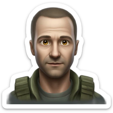 freedom from the game Stalker Shadow of Chernobyl sticker