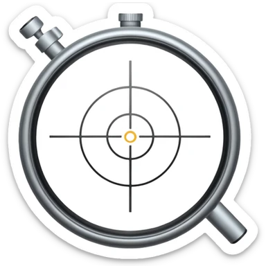 gun sight crosshairs sticker