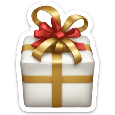 Christmas present sticker