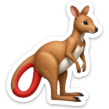 Qantas kangaroo sticker