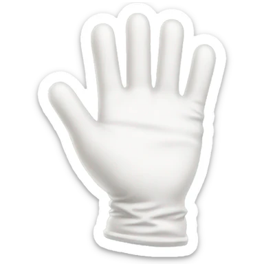 comics hand white gloves sticker