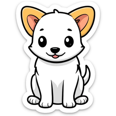 Dog sticker