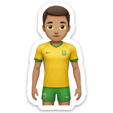 brasil polera corta sticker