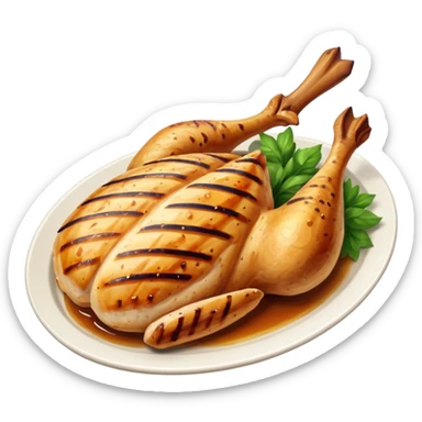 one Grilled Chicken breast sticker
